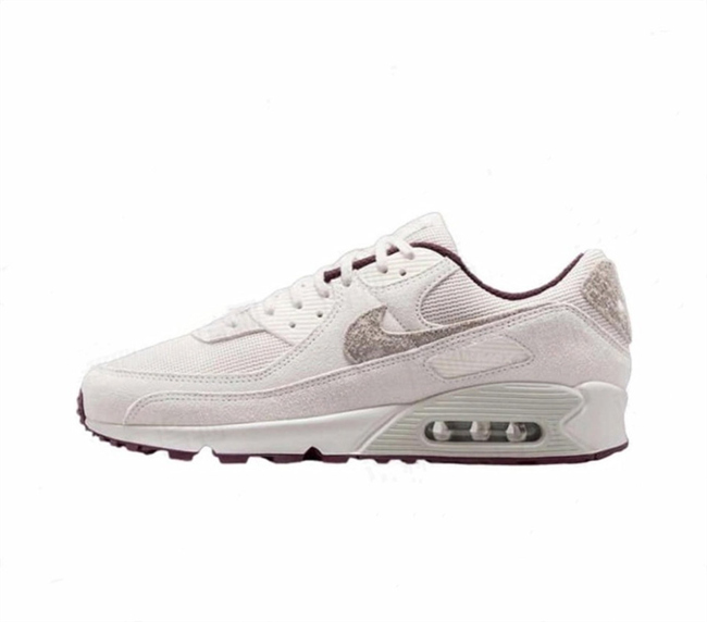 Women's Running weapon Air Max 90 Cream Shoes 081